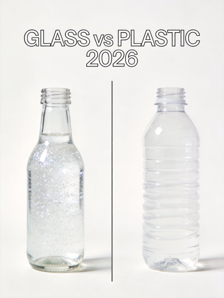 Glass vs Plastic Bottles Comparison 2026 - Premium Brands Switching to Glass
